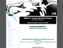 Tablet Screenshot of houghhsband.org